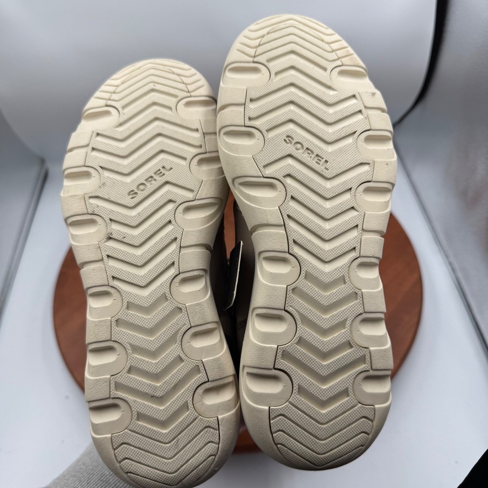 Sorel Explorer Next Carnival Waterproof Boots Womens 7.5 Tan Felt Lined Lace Up - Picture 9 of 14